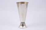 cup, silver, 875 standard, 281.45 g, h 19 cm, the 40-50ies of 20 cent., Riga, Latvia, USSR...