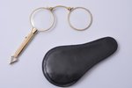 lorgnette, metal, the beginning of the 20th cent., 11 x 4.3 cm (folded)...