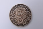 1 kroon, 1933, Lira, Estonia, 5.85 g, Ø 25.3 mm, XF...