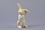 figurine, Hare (salt cellar), porcelain, Riga (Latvia), J.K.Jessen manufactory, the 30ties of 20th c...