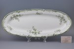 dish, 2 pcs, faience, M.S. Kuznetsov manufactory, Russia, the border of the 19th and the 20th centur...
