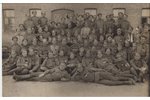 photography, group photo of the 1st Daugavgrīva Latvian Riflemen Regiment soldiers, 14.5 x 22.5 cm...
