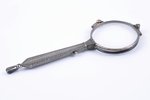 lorgnette, silver, 935 standard, total weight of item  28.95, (folded) 11.5 x 4.3 cm...