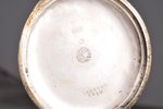 карманные часы, "Zenith", Швейцария, начало 20-го века, серебро, 800 проба, (общий) 118.85 г, 6.5 x...