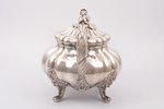 small teapot, silver, 84 standard, 810.95 g, h 16.2 cm, by Carl Seipel, 1853, St. Petersburg, Russia...