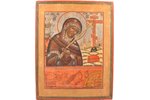 icon, Our Lady of Akhtyr, with oklad, board, painting, Russia, Nizhny Novgorod, the middle of the 18...