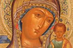 icon, Our Lady of Kazan, board, painting, guilding, enamel, Russia, the border of the 19th and the 2...