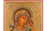 icon, Our Lady of Kazan, board, painting, guilding, enamel, Russia, the border of the 19th and the 2...