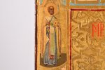 icon, The Starorusskaya Icon of the Mother of God, board, painting, guilding, Russia, 35.5 x 30.8 x...