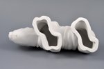 figurine, rhinoceros, bisque, Riga (Latvia), J.K.Jessen manufactory, molder - Olga Penerdzi, 21 / 9...