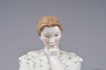 statuete, Lasīšana, porcelāns, PSRS, DZ Dulevo, modeļa autors - G. Sidorovs, 1960 g., pirmā šķira...