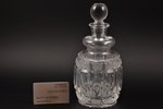 carafe, crystal, Maltsov glass factory, Russia, the beginning of the 20th cent., h (with a lid) 23.5...