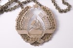 judge's livery collar, LTSR (Lithuanian Soviet Socialist Republic), USSR, Lithuania, (chain) 82 cm,...