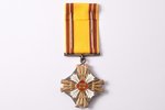 орден, Великого князя Литовского Гядиминаса, 5-я степень, Литва, 30-е годы 20-го века, 49 x 42.8 мм...