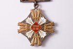 орден, Великого князя Литовского Гядиминаса, 5-я степень, Литва, 30-е годы 20-го века, 49 x 42.8 мм...