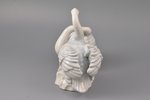 figurine, Swans, porcelain, USSR, sculpture's work, by Pavel Kozhin (?), the 50ies of 20th cent., 15...