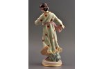 figurine, Chinese Girl with Drums, porcelain, USSR, Dmitrov Porcelain Factory (Verbilki), molder - O...