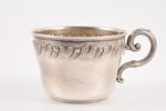 tea pair, silver, 950 standart, 1892-1911, 264.25 g, Paul Canaux & Cie, Paris, France, Ø (saucer) 15...