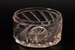 case, silver, glass, 84 standart, gilding, the end of the 19th century, (silver) 72.25g , N. Yanichk...