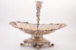 сухарница, серебро, 950 проба, ~1500 г, 35.8 x 27.4 см, Émile Hugo, 1853-1880 г., Париж, Франция, сл...