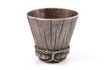 beaker, silver, 84 standard, 67.95 g, h 4.5 cm, workshop of Ivanov Vasily Osipov, 1880-1899, St. Pet...