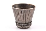 beaker, silver, 84 standard, 67.95 g, h 4.5 cm, workshop of Ivanov Vasily Osipov, 1880-1899, St. Pet...