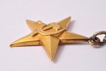 медаль, Герой Социалистического Труда, № 17928, золото, СССР, 34 x 32.5 мм, 14.65 г...