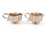 set of 2 charkas (little glasses), silver, 1792, 68.80 g, Savelyev Stepan or Semyonov Savva, Moscow,...