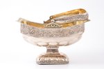 candy-bowl, silver, 84 standard, 287.20 g, gilding, h (with handle) 18.8 cm, Modig Elias, 1826, St....
