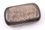 etvija, sudrabs, "Trijjūgs", 84 prove, 83.75 g, melnināšana, apzeltījums, 8.8 x 5.1 x 2.6 cm, 1872 g...