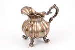 cream jug, silver, 950 standard, 217.50 g, h 12.9 cm, France...
