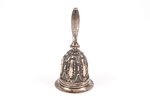 bell, silver, 950 standard, 155.50 g, h 10.3 cm, Ø 5.1 cm, France...