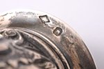 колокольчик, серебро, 950 проба, 155.50 г, h 10.3 см, Ø 5.1 см, Франция...