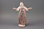 figurine, Russian Girl, porcelain, USSR, LFZ - Lomonosov porcelain factory, molder - S.B. Velihova,...