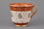 tējas pāris, porcelāns, Gardnera porcelāna rūpnīca, Krievijas impērija, ~1830 g., Ø (apakštasīte) 13...