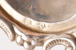 caviar server, silver, 915 standard, 54.75 g, 14 x 13 cm, the beginning of the 20th cent., Spain...