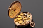 pocket watch, with keys, Switzerland, the border of the 19th and the 20th centuries, gold, metal, en...