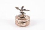 case, silver, "Pegasus", 925 standard, 9.70 g, Ø 2.2 cm, the 70-80ies of 20th cent., Europe...