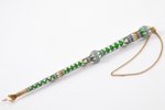 yad (pointer), silver, 925 standard, 27.95 g, painted enamel, 18.5 cm, the 90ies of 20th cent....