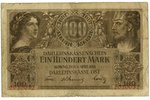 100 markas, banknote, 1918, Lithuania, Germany...