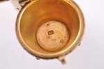 tea strainer, 916 standard, 17.65 g, enamel, gilding, 10.5 cm, The Leningrad Industrial Association...