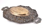fruit dish, Fraget w Warszawie, silver plated, Russia, Congress Poland, the 2nd half of the 19th cen...