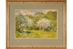 Vinters Edgars (1919-2014), Blooming Apple Tree, 2004, carton, oil, 21.4 x 31.8 cm...