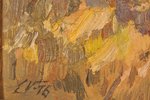 Vinters Edgars (1919-2014), Vasaras ainava, 1976 g., kartons, eļļa, 24 x 33 cm...