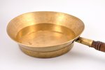 jam pan, Kolchugino, brass, wood, Russia, Ø 30.5 cm...