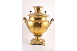 samovar, manufactory of heirs of N. A. Vorontsov, Tula, Russia, the beginning of the 20th cent., h 4...