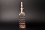 carafe, silver, colored glass, with dedication inscription, 800 standard, h 30 cm, Germany...