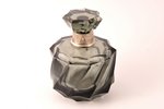perfume set, silver, glass, 3 items, 800 standard, h 14.3 / 12.5 / 9.2 cm, Europe...