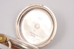 pocket watch, "Zenith", Switzerland, silver, 800 standart, 76.60 g, 6 x 4.9 cm, Ø 42 mm, working wel...