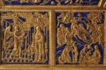 saliekama svētbilde, Divpadsmit Lielie Svētki, vara sakausējuma, 1-krāsu emalja, Krievijas impērija,...